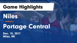 Niles  vs Portage Central  Game Highlights - Dec. 15, 2017