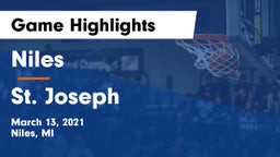 Niles  vs St. Joseph  Game Highlights - March 13, 2021