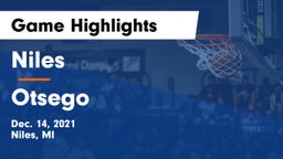 Niles  vs Otsego  Game Highlights - Dec. 14, 2021