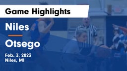 Niles  vs Otsego  Game Highlights - Feb. 3, 2023