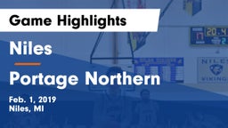 Niles  vs Portage Northern  Game Highlights - Feb. 1, 2019