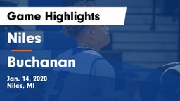 Niles  vs Buchanan  Game Highlights - Jan. 14, 2020