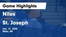 Niles  vs St. Joseph  Game Highlights - Jan. 17, 2020