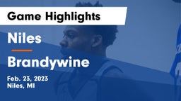 Niles  vs Brandywine  Game Highlights - Feb. 23, 2023