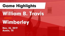 William B. Travis  vs Wimberley  Game Highlights - Nov. 26, 2019