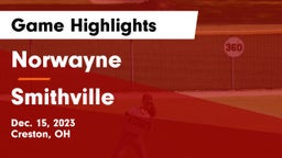 Norwayne  vs Smithville  Game Highlights - Dec. 15, 2023