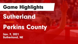 Sutherland  vs Perkins County  Game Highlights - Jan. 9, 2021