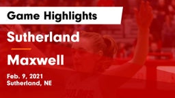 Sutherland  vs Maxwell  Game Highlights - Feb. 9, 2021