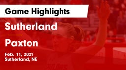 Sutherland  vs Paxton  Game Highlights - Feb. 11, 2021