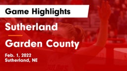 Sutherland  vs Garden County  Game Highlights - Feb. 1, 2022