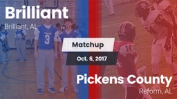 Matchup: Brilliant High vs. Pickens County  2017