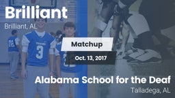 Matchup: Brilliant High vs. Alabama School for the Deaf  2017