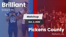 Matchup: Brilliant High vs. Pickens County  2020