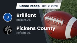 Recap: Brilliant  vs. Pickens County  2020