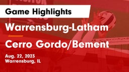 Warrensburg-Latham  vs Cerro Gordo/Bement Game Highlights - Aug. 22, 2023