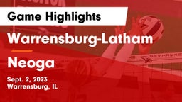 Warrensburg-Latham  vs Neoga Game Highlights - Sept. 2, 2023