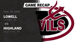 Recap: Lowell  vs. Highland  2016