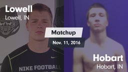 Matchup: Lowell  vs. Hobart  2016