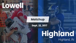 Matchup: Lowell  vs. Highland  2017