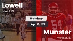 Matchup: Lowell  vs. Munster  2017