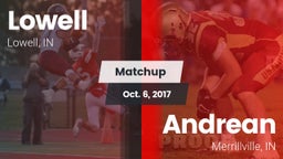 Matchup: Lowell  vs. Andrean  2017