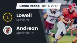 Recap: Lowell  vs. Andrean  2017