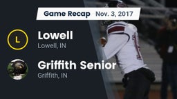 Recap: Lowell  vs. Griffith Senior  2017