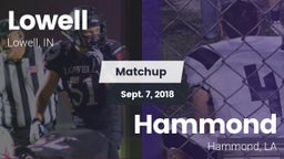 Matchup: Lowell  vs. Hammond  2018