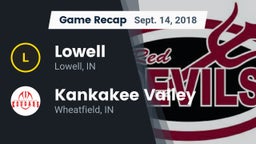 Recap: Lowell  vs. Kankakee Valley  2018
