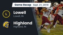 Recap: Lowell  vs. Highland  2018