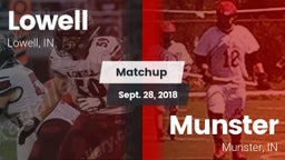 Matchup: Lowell  vs. Munster  2018