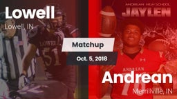 Matchup: Lowell  vs. Andrean  2018