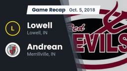 Recap: Lowell  vs. Andrean  2018