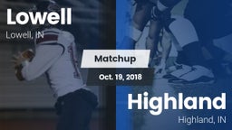 Matchup: Lowell  vs. Highland  2018