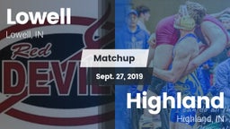 Matchup: Lowell  vs. Highland  2019
