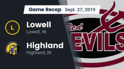 Recap: Lowell  vs. Highland  2019