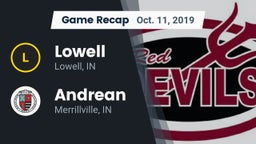 Recap: Lowell  vs. Andrean  2019