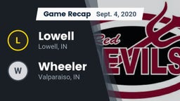 Recap: Lowell  vs. Wheeler  2020