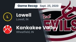 Recap: Lowell  vs. Kankakee Valley  2020