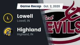 Recap: Lowell  vs. Highland  2020