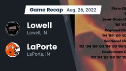 Recap: Lowell  vs. LaPorte  2022