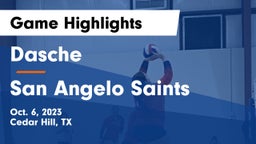 Dasche vs San Angelo Saints Game Highlights - Oct. 6, 2023