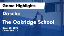 Dasche vs The Oakridge School Game Highlights - Sept. 28, 2023