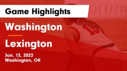 Washington  vs Lexington  Game Highlights - Jan. 13, 2022