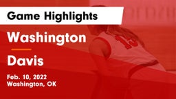 Washington  vs Davis  Game Highlights - Feb. 10, 2022
