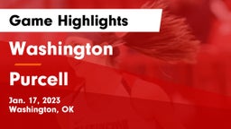 Washington  vs Purcell  Game Highlights - Jan. 17, 2023