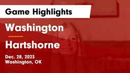 Washington  vs Hartshorne  Game Highlights - Dec. 28, 2023