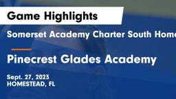 Somerset Academy Charter South Homestead vs Pinecrest Glades Academy Game Highlights - Sept. 27, 2023