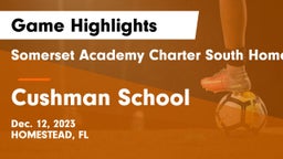 Somerset Academy Charter South Homestead vs Cushman School  Game Highlights - Dec. 12, 2023