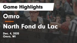 Omro  vs North Fond du Lac  Game Highlights - Dec. 4, 2020